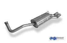 Fox Sportuitlaat Renault 19 - Chamade achterdemper - 2x76 Type 13