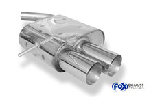 Fox Sportuitlaat BMW E87 118d 120d Achterdemper - 2x76 Type 10