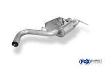 Fox Sportuitlaat BMW E87 118d 120d Achterdemper - 2x76 Type 13
