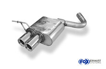 Fox Sportuitlaat BMW E87 118d 120d Achterdemper - 2x76 Type 13