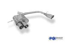 Fox Sportuitlaat BMW E87 118d 120d Achterdemper Rechts/Links Uitlaat - 2x76 Type 10 Rechts/Links