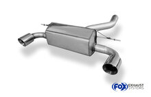 Fox Sportuitlaat BMW F20/F21 - M135i Achterdemper dwarsuitgang rechts/links - 1x100 Type 25 rechts/links