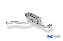 Fox Sportuitlaat BMW F20/F21 - 120d Achterdemper dwarsuitgang rechts/links - 1x90 Type 25 rechts/links