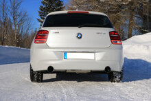 Fox Sportuitlaat BMW F20/F21 - 120d Achterdemper dwarsuitgang rechts/links - 1x100 Type 10 rechts/links