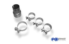 Fox Sportuitlaat BMW F20/F21 - 120d Achterdemper dwarsuitgang rechts/links - 1x90 Type 25 rechts/links
