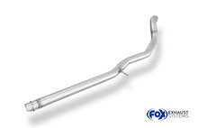 Fox Sportuitlaat Vervangingspijp voor de voordemper van de Peugeot 206 RC