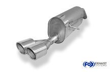 Fox Sportuitlaat Peugeot 207 RC enkelzijdige achterdemper - 2x100 Type 16