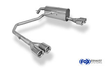 Fox Sportuitlaat Peugeot 208 GTI achterdemper, rechter/linker uitlaat - 2x76 Type 13 rechts/links