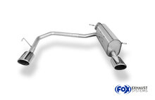 Fox Sportuitlaat Peugeot 207/ 207 SW/ 208 Achterdemper, rechter/linker uitlaat - 115x85 Type 32 rechts/links