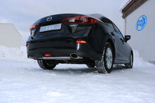 Fox Sportuitlaat Mazda 3 - BM - Sedan Achterdemper dwars rechts/links - 115x85 Type 38 rechts/links
