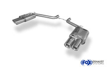 Fox Sportuitlaat Chrysler 300C 3.0L CRD Achterdemper Rechts/Links - 2x100 Type 17 Rechts/Links