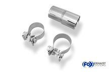 Fox Sportuitlaat Peugeot 308cc achterdemper - 2x106x71 Type 32