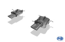Fox Sportuitlaat Maserati 3200GT achterdemper rechts/links - 150x70 type 53 rechts/links