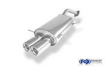 Fox Sportuitlaat Mazda 323 Type BG/ MX3 Type EC Achterdemper met flens - 2x80 Type 13