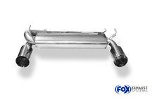 Fox Sportuitlaat Nissan 350Z achterdemper, dwarsuitlaat &Oslash;70mm rechts/links - 1x114 type 10 rechts/links