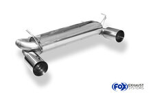 Fox Sportuitlaat Nissan 350Z achterdemper, dwarsuitlaat &Oslash;70mm rechts/links - 1x114 type 10 rechts/links