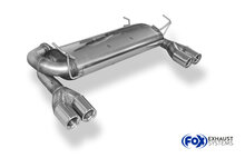 Fox Sportuitlaat Nissan 350Z achterdemper, dwarsuitlaat &Oslash;70mm rechts/links - 2x76 Type 13 rechts/links