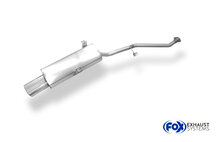Fox Sportuitlaat BMW E30 316i/318i vanaf 9/87 Half uitlaatsysteem vanaf katalysator met 2-gats flens - 135x80 Type 53