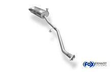 Fox Sportuitlaat BMW E30 316i/318i vanaf 9/87 Half uitlaatsysteem vanaf katalysator met 2-gats flens - 135x80 Type 53