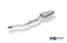 Fox Sportuitlaat BMW E30 320i/325i Facelift Achterdemper - 2x76 Type 13
