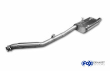 Fox Sportuitlaat BMW E30 316i/318i Sedan/Cabriolet Achterdemper - 1x80 Type 24