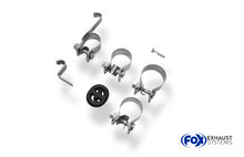 Fox Sportuitlaat BMW E36 316/ 318/ 320/ 323/ 325/ 328 Achterdemper, rechter/linker uitlaat - 135x80 Type 53 rechts/links