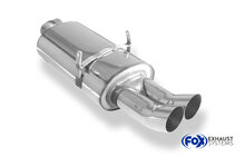 Fox Sportuitlaat BMW E36 318is achterdemper &Oslash;63,5 - 2x76 Type 18