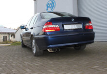 Fox Sportuitlaat BMW E46 320/ 323/ 325/ 328/ 330 Dubbele uitlaatdemper - 2x76 Type 10