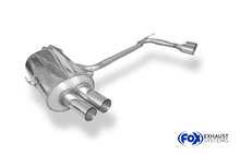 Fox Sportuitlaat BMW E46 320/ 323/ 325/ 328/ 330 Achterdemper, dubbele uitlaat, rechts/links - 2x76 Type 10 rechts/links