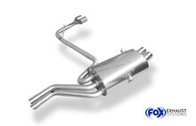Fox Sportuitlaat BMW E46 320/ 323/ 325/ 328/ 330 Achterdemper, dubbele uitlaat, rechts/links - 2x76 Type 10 rechts/links