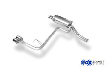 Fox Sportuitlaat BMW E46 320/ 323/ 325/ 328/ 330 Achterdemper, dubbele uitlaat, rechts/links - 2x76 Type 13 rechts/links