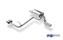 Fox Sportuitlaat BMW E46 320/ 323/ 325/ 328/ 330 Achterdemper, dubbele uitlaat, rechts/links - 2x90 Type 14 rechts/links