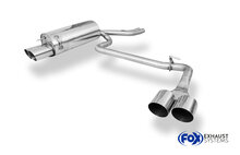 Fox Sportuitlaat BMW E46 E46 330d/ 330xd Achterdemper, rechter/linker uitlaat, dubbele doorstroming - 2x90 Type 14 rechts/links