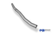 Fox Sportuitlaat BMW E46 316Ti/318Ti voordemper vervangingspijp, enkele uitlaat