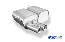 Fox Sportuitlaat BMW E46 316Ti/ 318Ti/ 325Ti Achterdemper - 2x80 Type 13