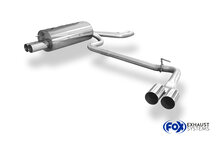 Fox Sportuitlaat BMW E46 330d/330xd Achterdemper, dubbele uitlaat (rechts/links) - 2x70 Type 10 (rechts/links)