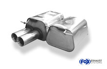 Fox Sportuitlaat BMW E90/91 - 325i Achterdemper - 2x80 Type 24