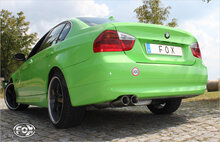 Fox Sportuitlaat BMW E90/91 - 325i Achterdemper - 2x80 Type 24