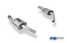 Fox Sportuitlaat BMW E90/91/92/93 335i/335d Achterdemper Rechts/Links - 1x90 Type 25 Rechts/Links