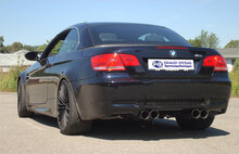 Fox Sportuitlaat BMW E93 M3 Cabriolet - Super Sound Achterdemper rechts/links - 2x90 Type 10 rechts/links