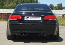 Fox Sportuitlaat BMW E93 M3 Cabriolet - Super Sound Achterdemper rechts/links - 2x90 Type 10 rechts/links