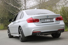 Fox Sportuitlaat BMW F30/31 - 335d Achterdemper dwarsuitgang rechts/links - 2x80 Type 12 rechts/links