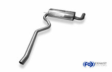 Fox Sportuitlaat BMW F30 F31 - 118i Achterdemper - 1x80 Type 17