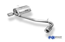Fox Sportuitlaat Peugeot 406 Break achterdemper, rechter/linker uitlaat - 93x79 Type 71 rechts/links