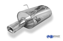 Fox Sportuitlaat Peugeot 406 Break achterdemper - 93x79 Type 71