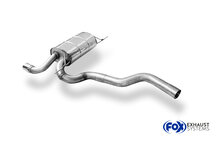 Fox Sportuitlaat BMW F36 - 420i 428i M-pakket - NIET facelift Achterdemper rechts/links - 1x80 Type 12 rechts/links