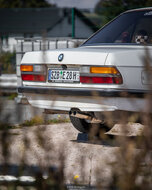 Fox Sportuitlaat BMW E28 525e met katalysator en achterdemper - 2x55 Type 10