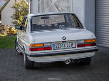 Fox Sportuitlaat BMW E28 520i achterdemper zonder katalysator - 2x50 Type 10