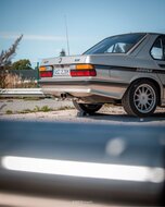 Fox Sportuitlaat BMW E28 520i achterdemper zonder katalysator - 2x88x74 Type 32 zwart ge&euml;mailleerd