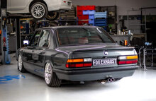 Fox Sportuitlaat BMW E28 520i achterdemper zonder katalysator - 2x63 Type 12